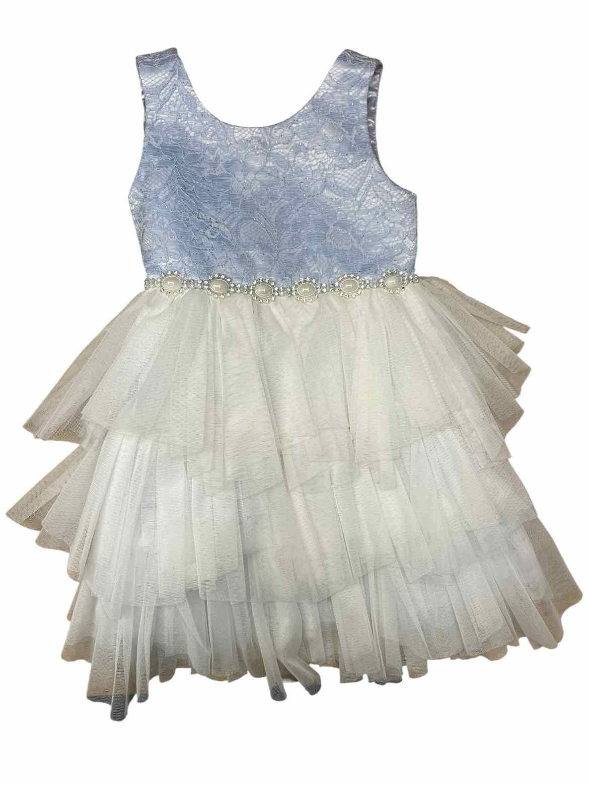 American Princess (A) Blue Toddler Size 3T FormalDress