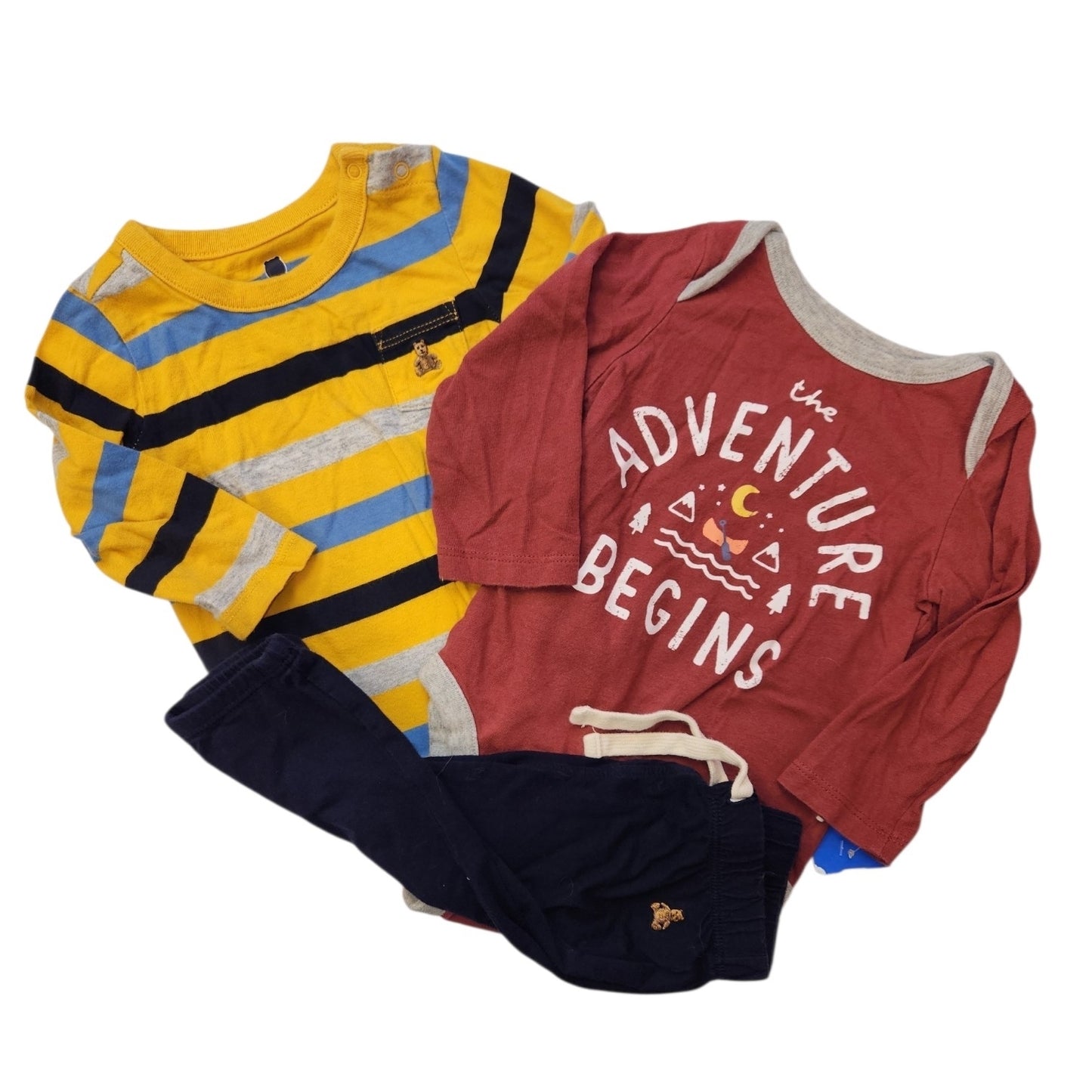 Gap (B) Multi-Color Infant Size 6-12 MO Boy's 3PC Casual