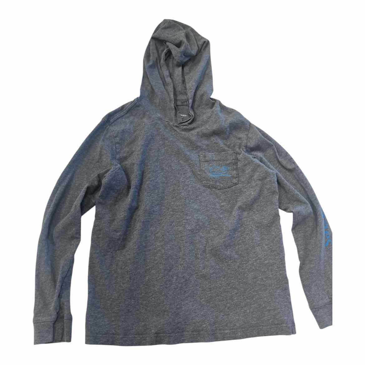 Vineyard Vines (A) Charcoal Youth Size 7 Boy's LSTop