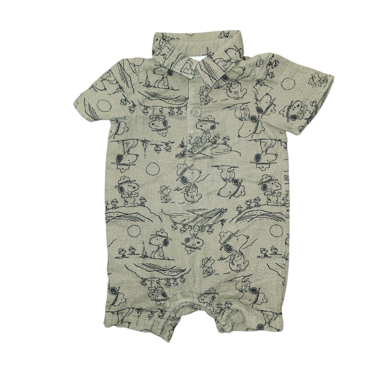 Hanna Andersson (A) Green Infant Size 18-24 MO Boy's CasualRomper