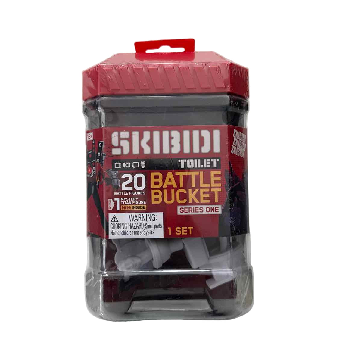 Skibidi Toilet Battle Action Figure Bucket