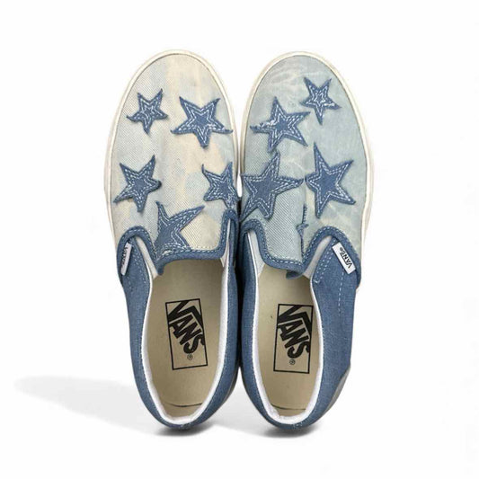 Vans (B) Blue Youth Shoe Size 5.5 (Youth) Casual Shoes