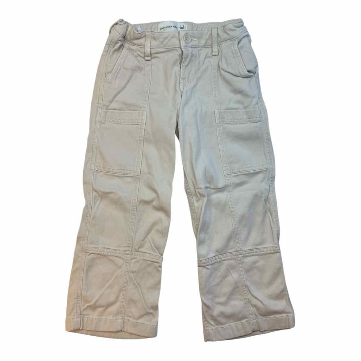 Abercrombie (B) Tan Youth Size 7-8 Girl's Jeans
