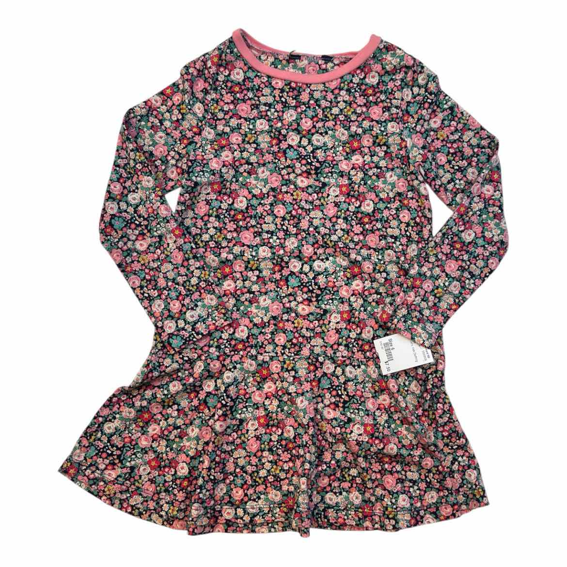 Joules (B) Floral Youth Size 6 Girl's Basic dress