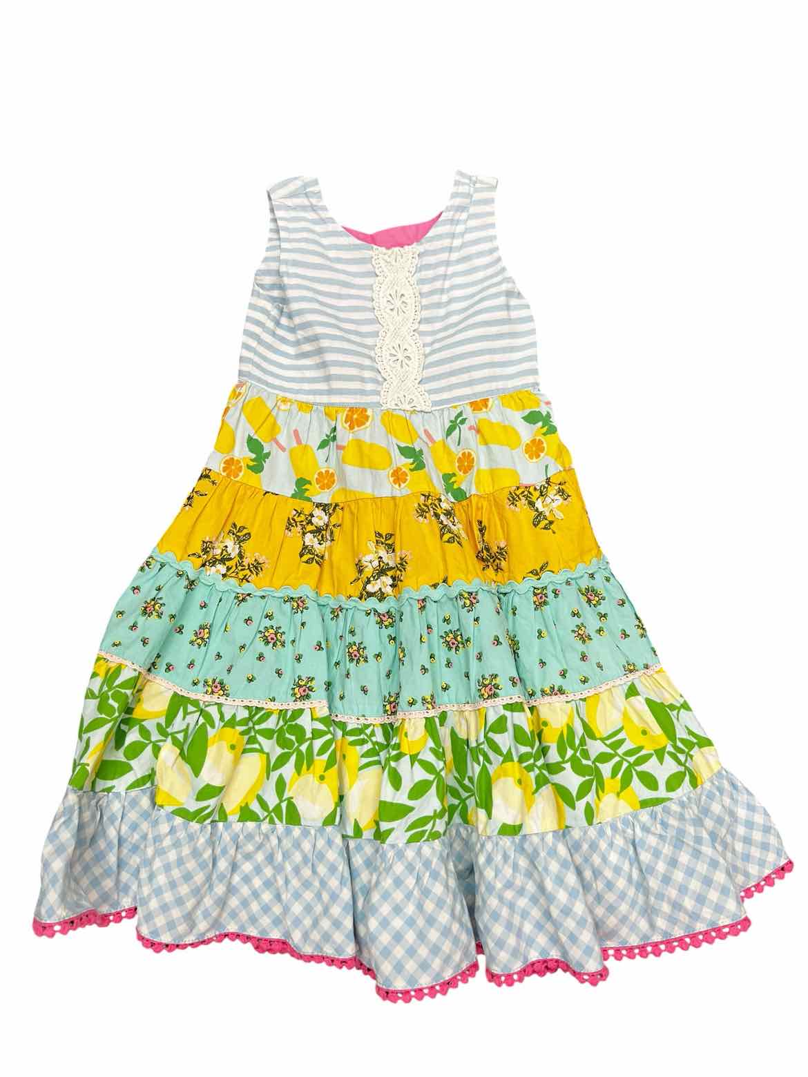 Matilda Jane (A) Blue Print Toddler Size 4 Girl's Sundress
