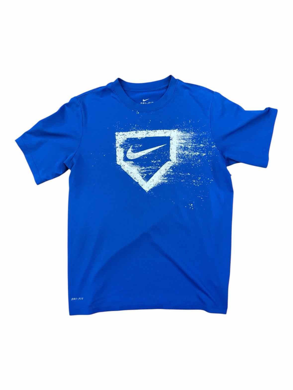 Nike (B) Blue Youth Size 14-16 AthleticTopSS