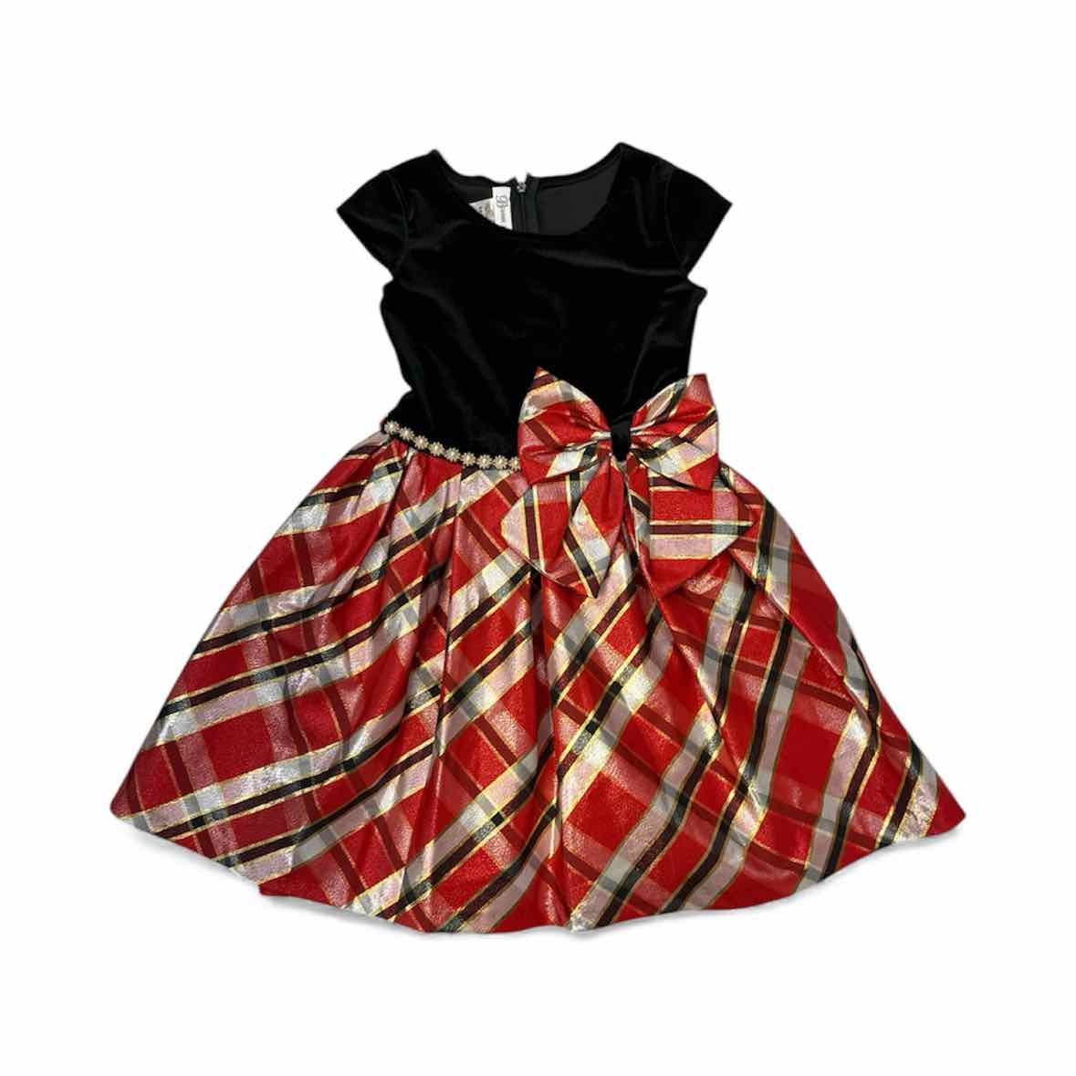 Bonnie Jean (B) Plaid Youth Size 8 FormalDress