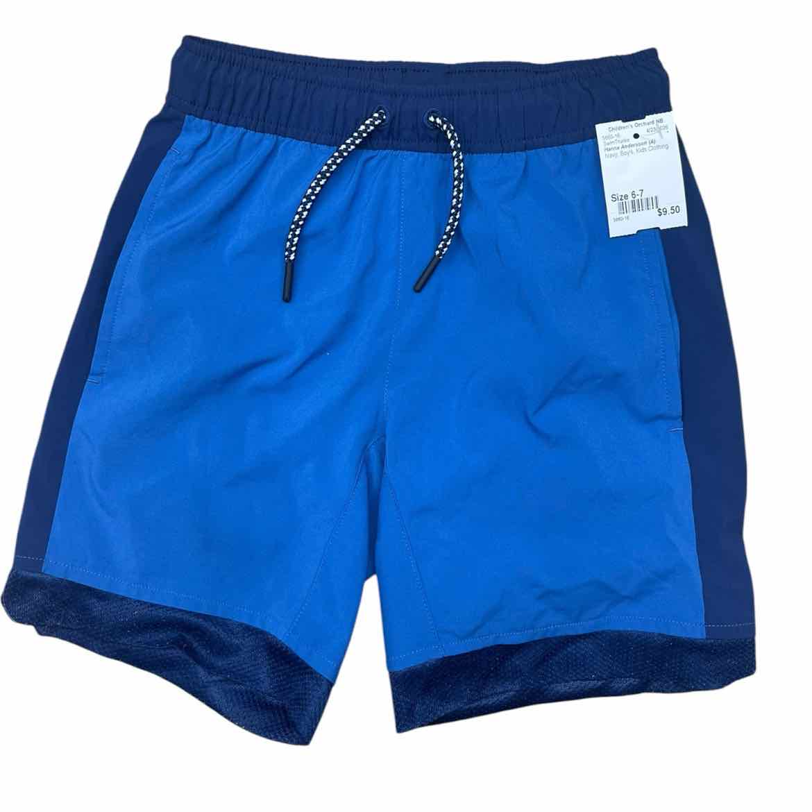 Hanna Andersson (A) Navy Youth Size 6-7 Boy's SwimTrunks