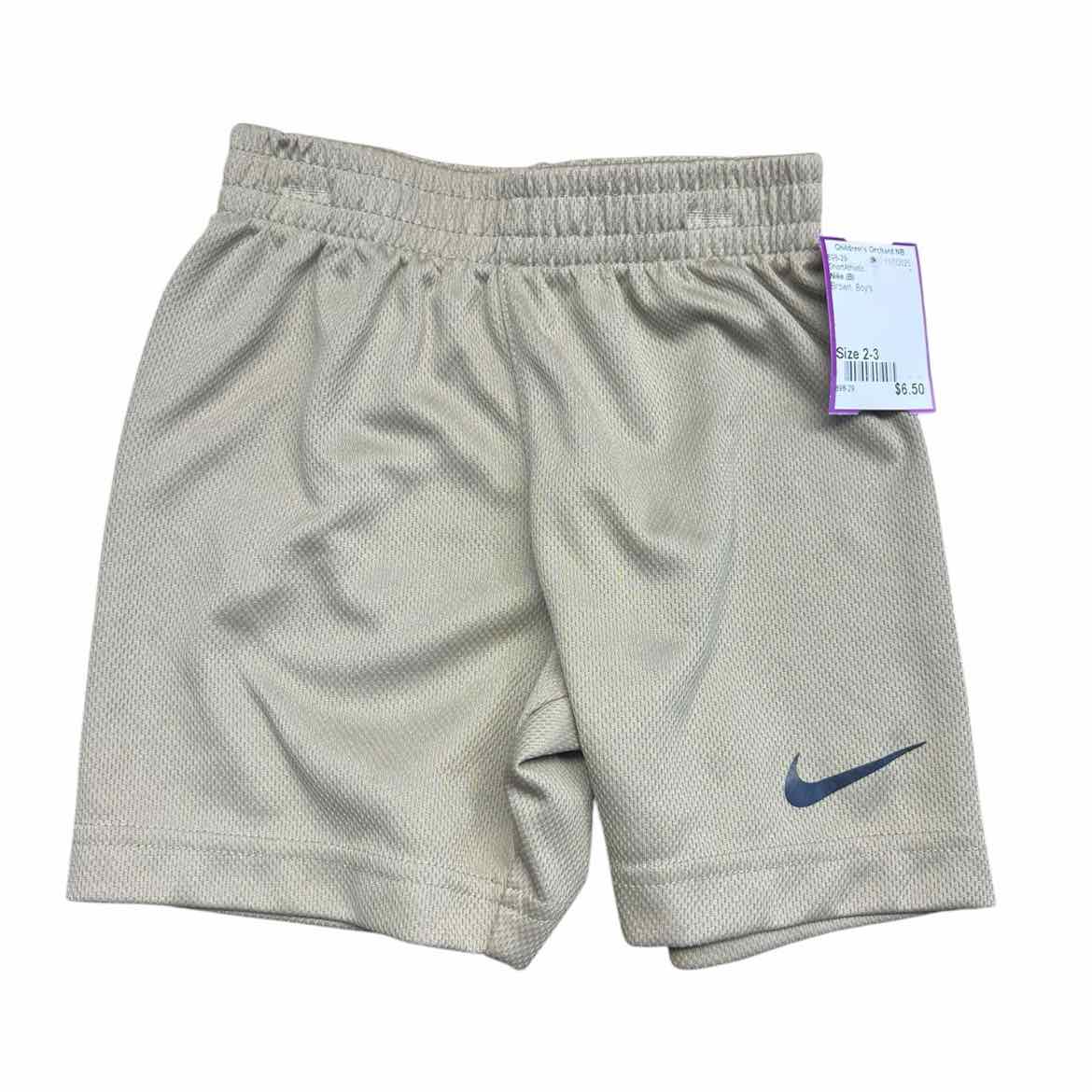 Nike (B) Brown Toddler Size 2-3 ShortAthletic