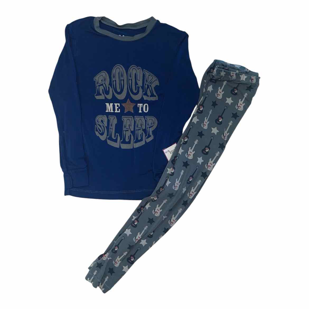 Kickee Pants (A) Blue Youth Size 6 2PCSleepwear
