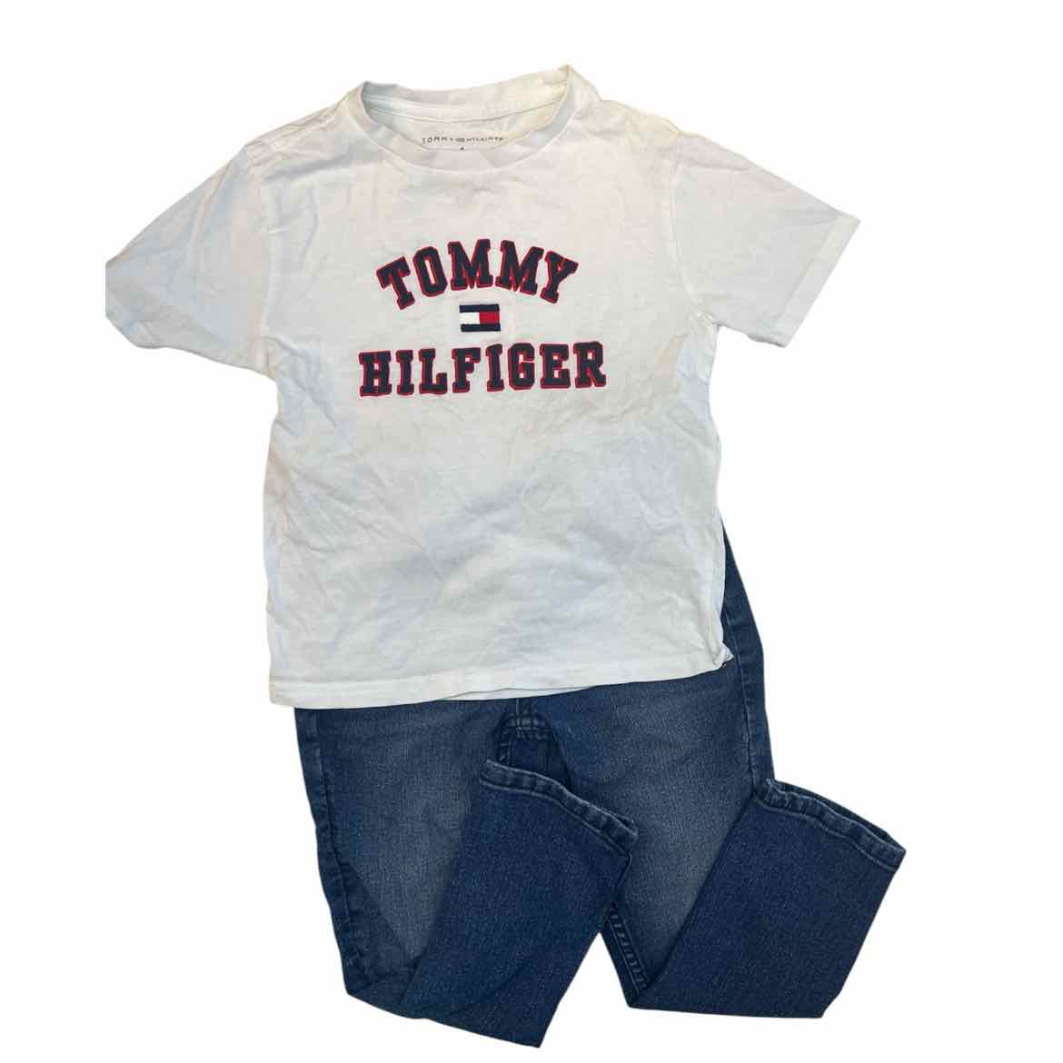 Tommy Hilfiger (B) White Toddler Size 4 Boy's 2PCCasual