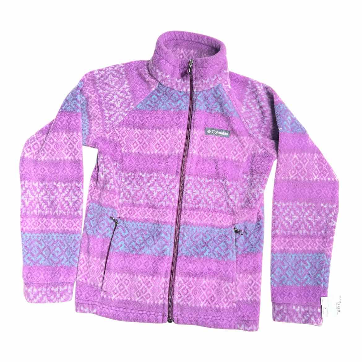 Columbia (B) Purple Youth Size 10-12 Girl's Jacket Fleece