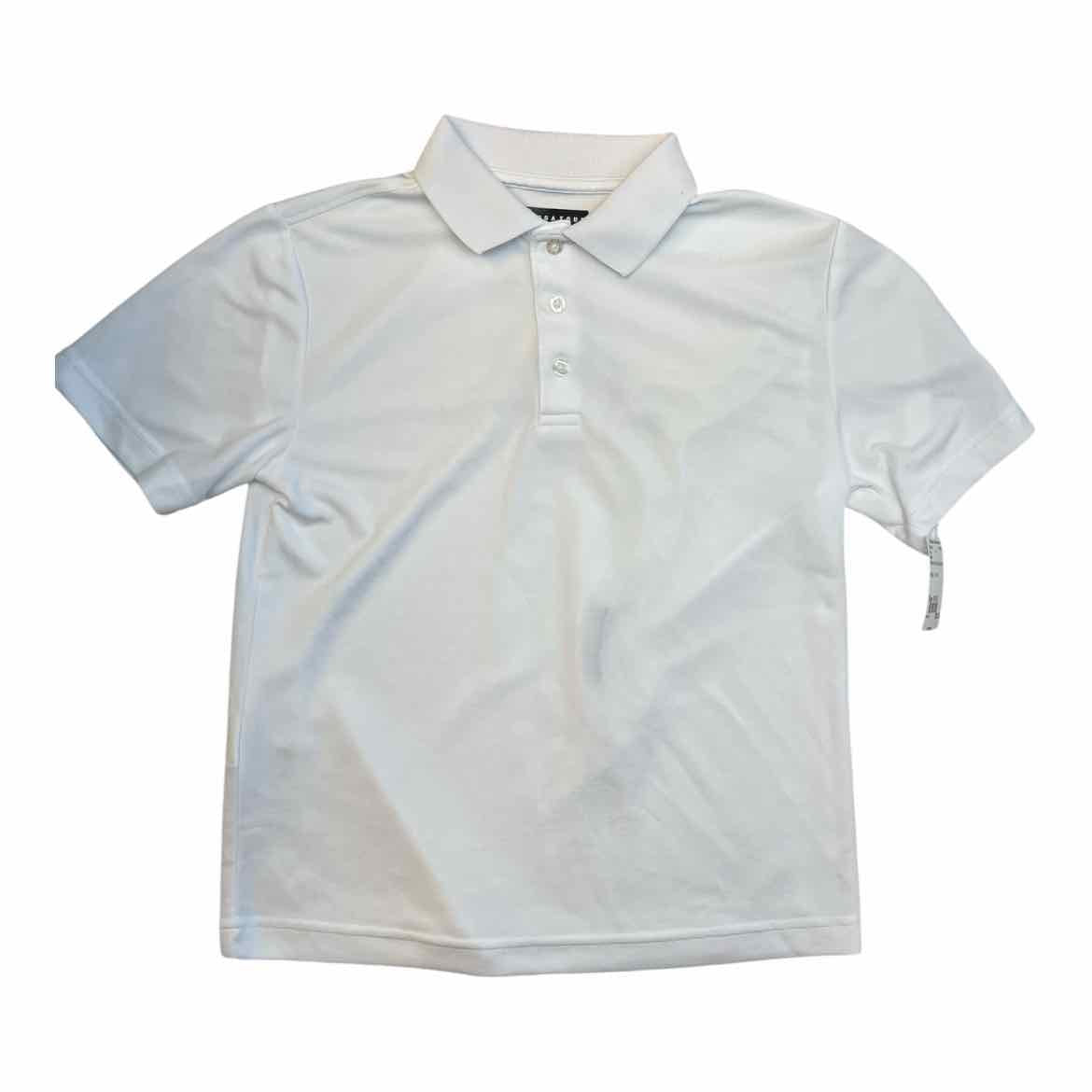 PGA White Youth Size 10-12 Boy's Polo