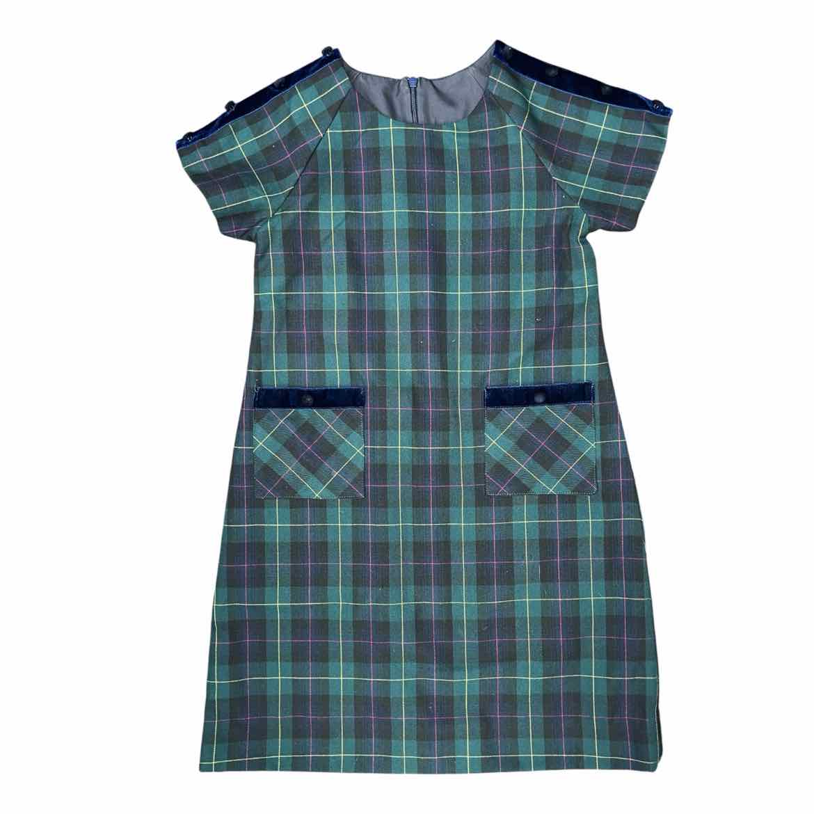 Florence Eiseman (A) Plaid Youth Size 8 Girl's PartyDress