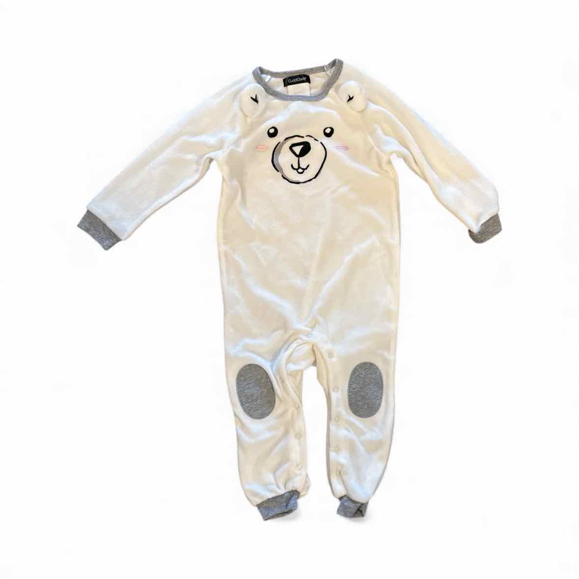 Cuddl Duds (C) White Infant Size 24 MO 1PC Casual