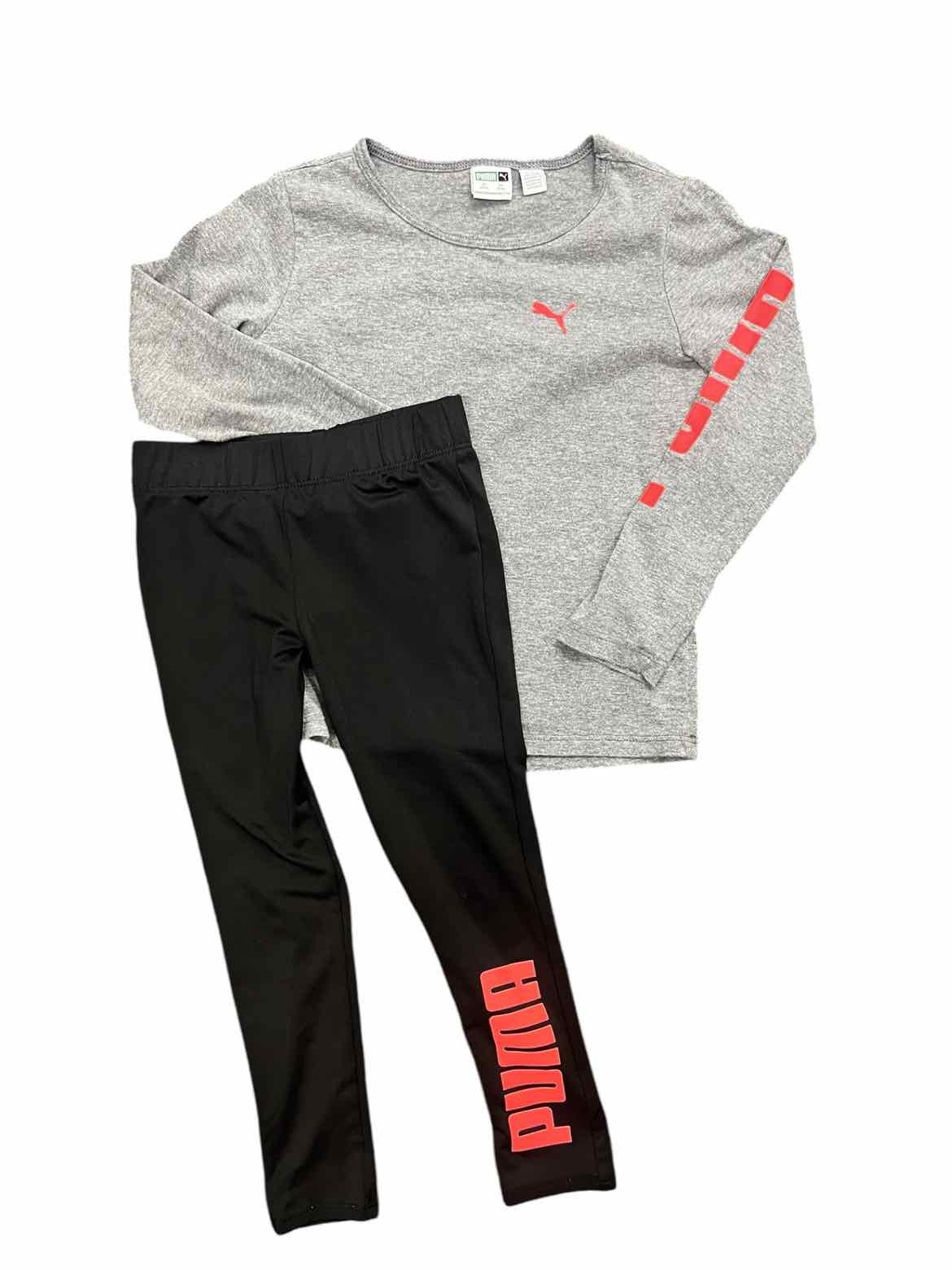 Puma (C) Grey Toddler Size 5-6 Girl's 2PCCasual