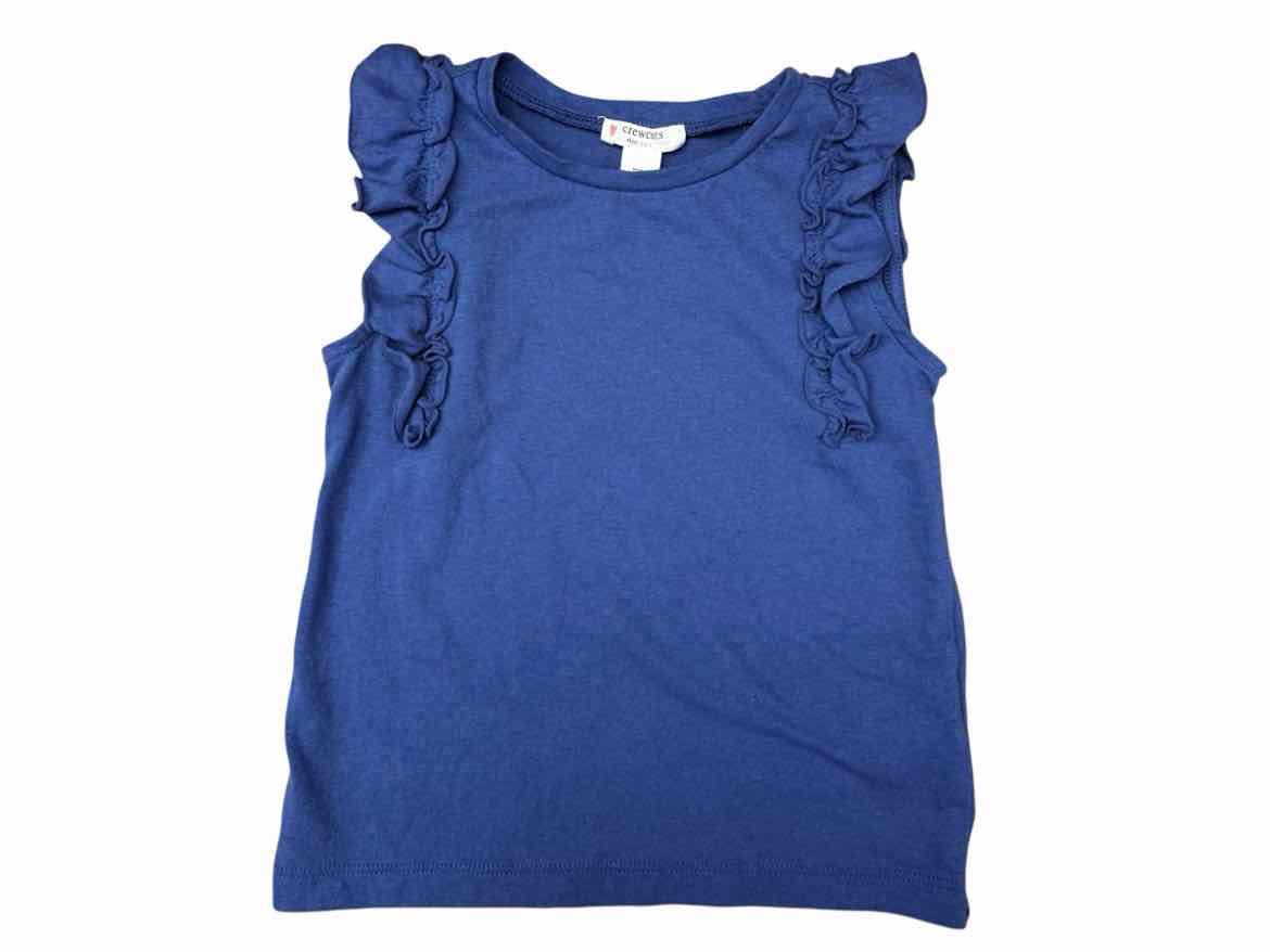 Crewcuts (B) Blue Toddler Size 4-5 Girl's SSTop