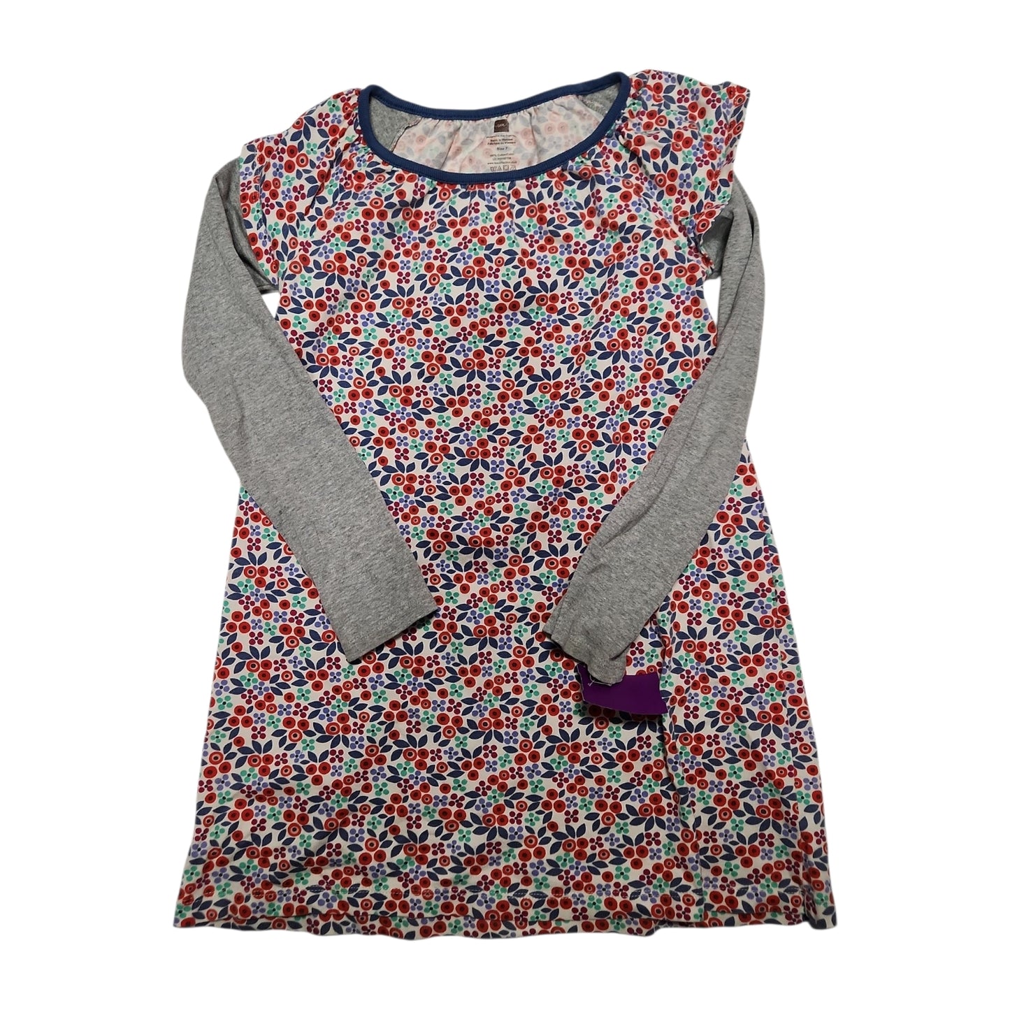 Tea Collection (A) Floral Youth Size 7 LSTop