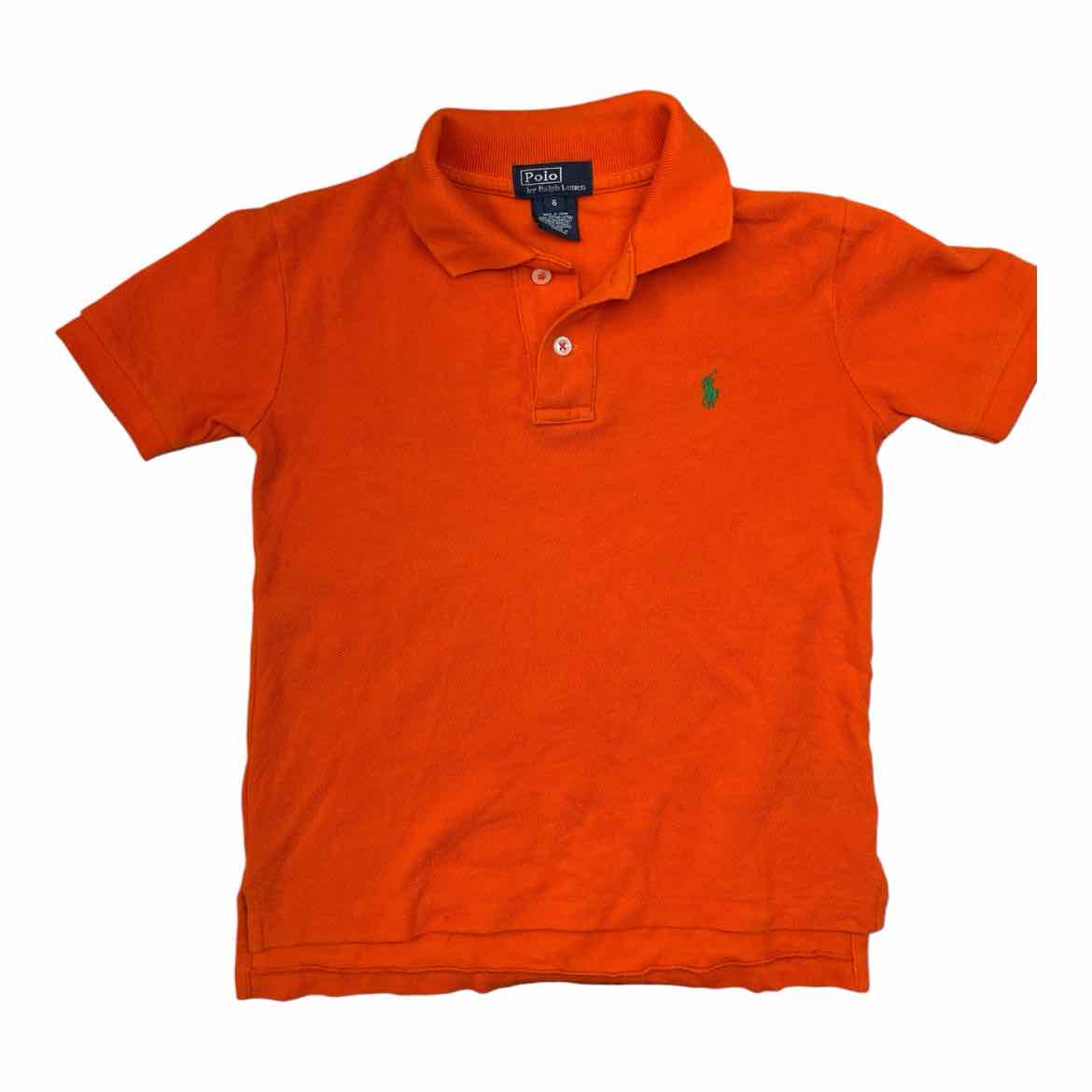 Polo Ralph Lauren (A) Orange Youth Size 6 Boy's Polo
