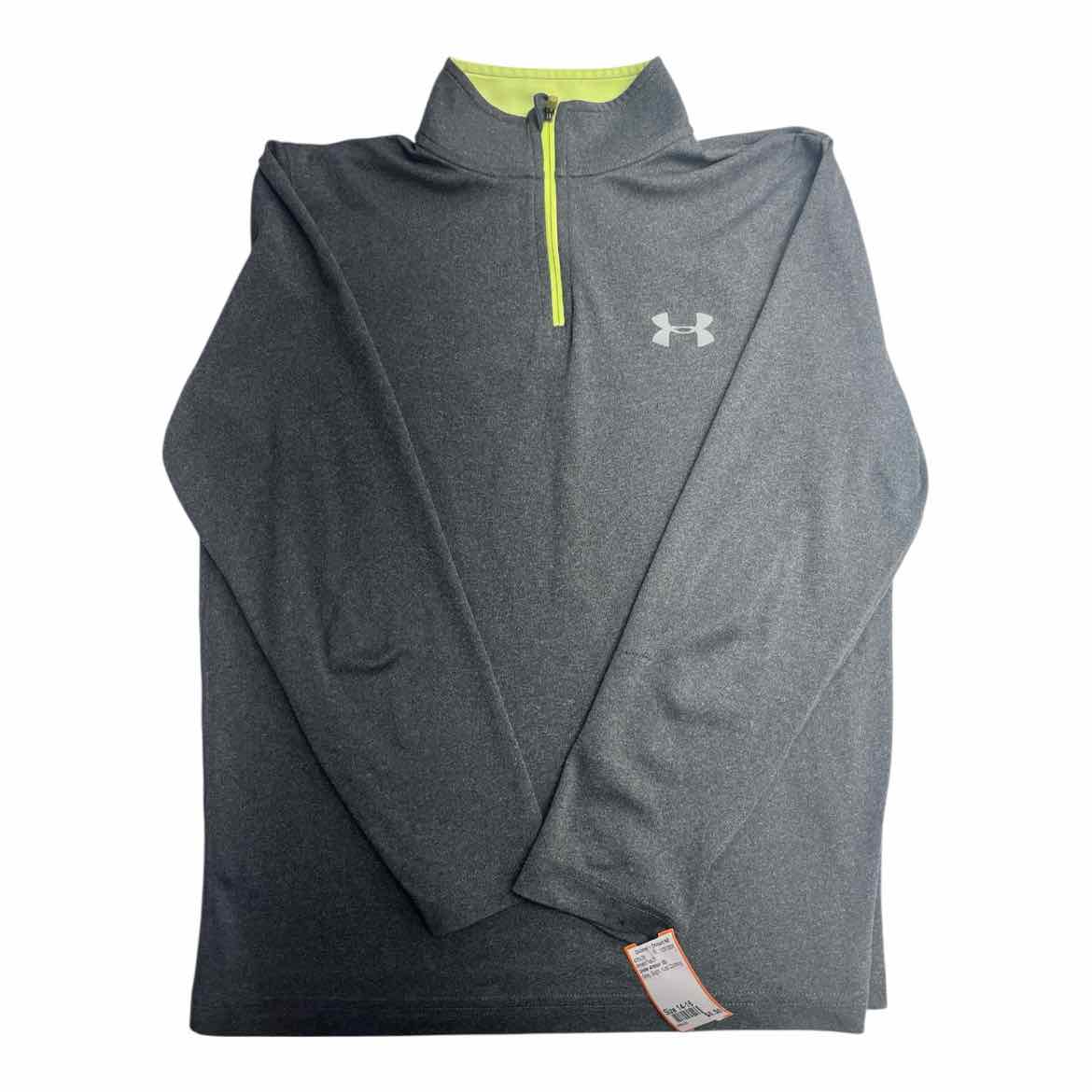 Under Armour (B) Grey Youth Size 14-16 Boy's AthleticTopLS