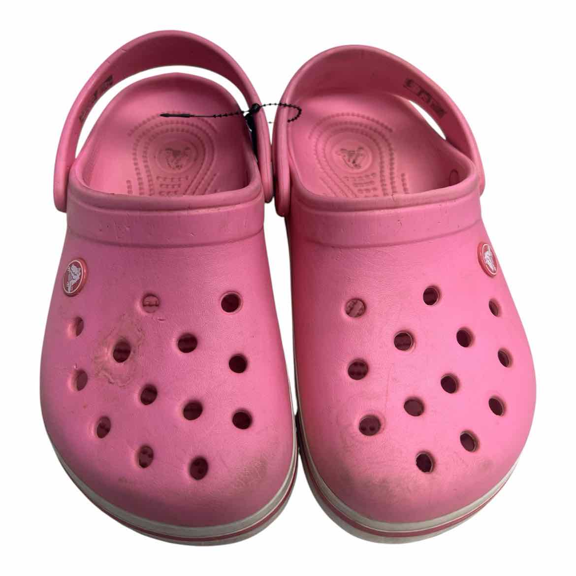Crocs (B) Pink Youth Shoe Size 3 (Youth) Girl's Casual Shoes