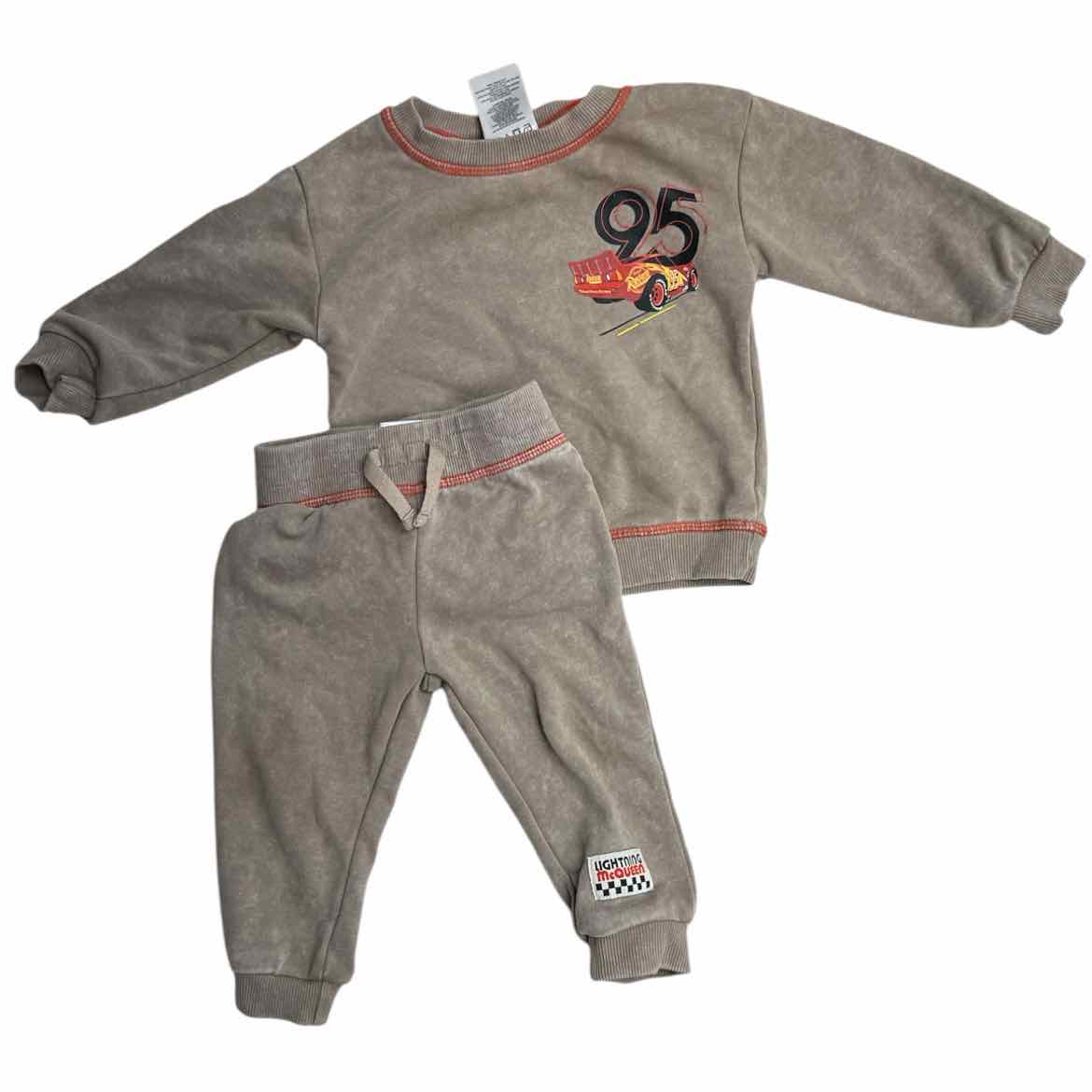 Disney (B) Brown Infant Size 12 MO Boy's 2PC Casual