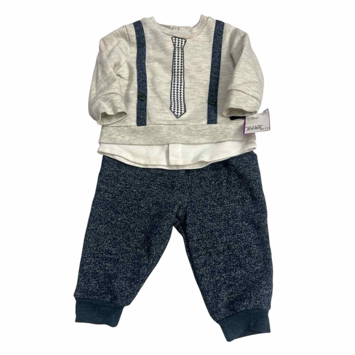 Calvin Klein (B) Blue Infant Size 3-6 MO 2PC Casual