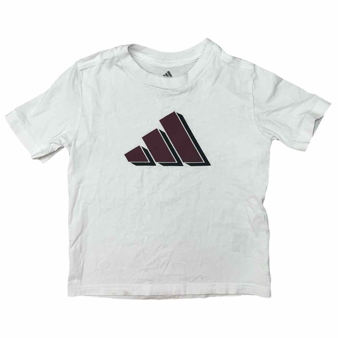 Adidas (B) White Toddler Size 4 Boy's SSTopBasic