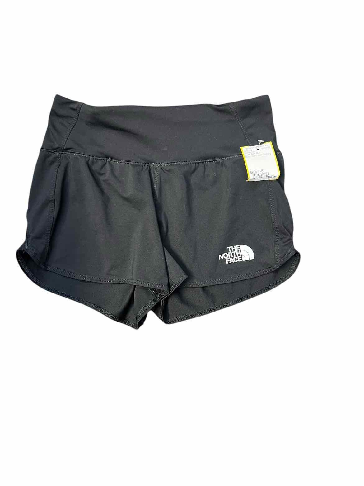 North Face (AA) Black Youth Size 7-8 Girl's ShortAthletic