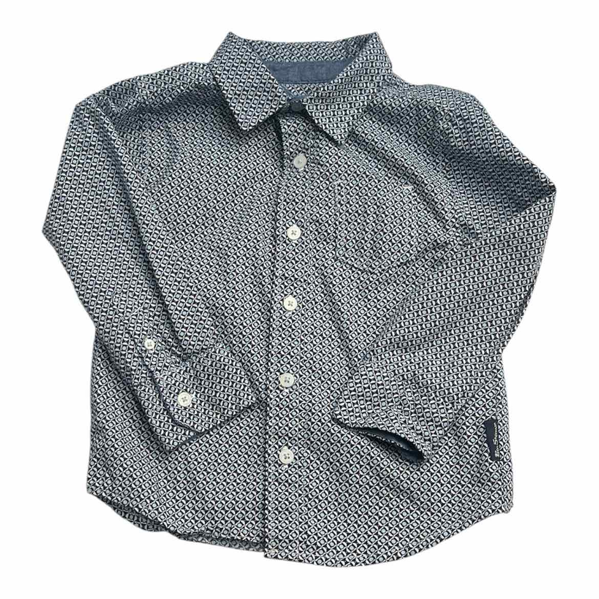 C Brand Blue Toddler Size 2T ButtondownLS