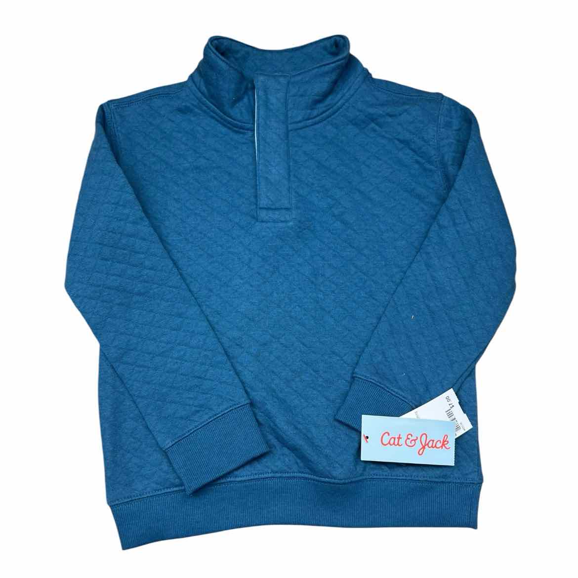 Cat and Jack (D) Blue Toddler Size 5T Boy's LSTop