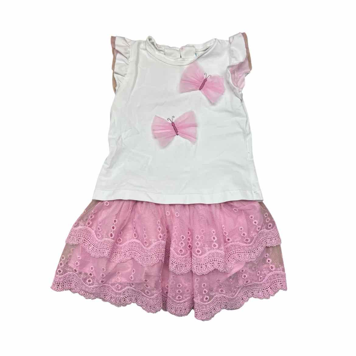 Mayoral (B) White Infant Size 18 MO Girl's 2PC Casual