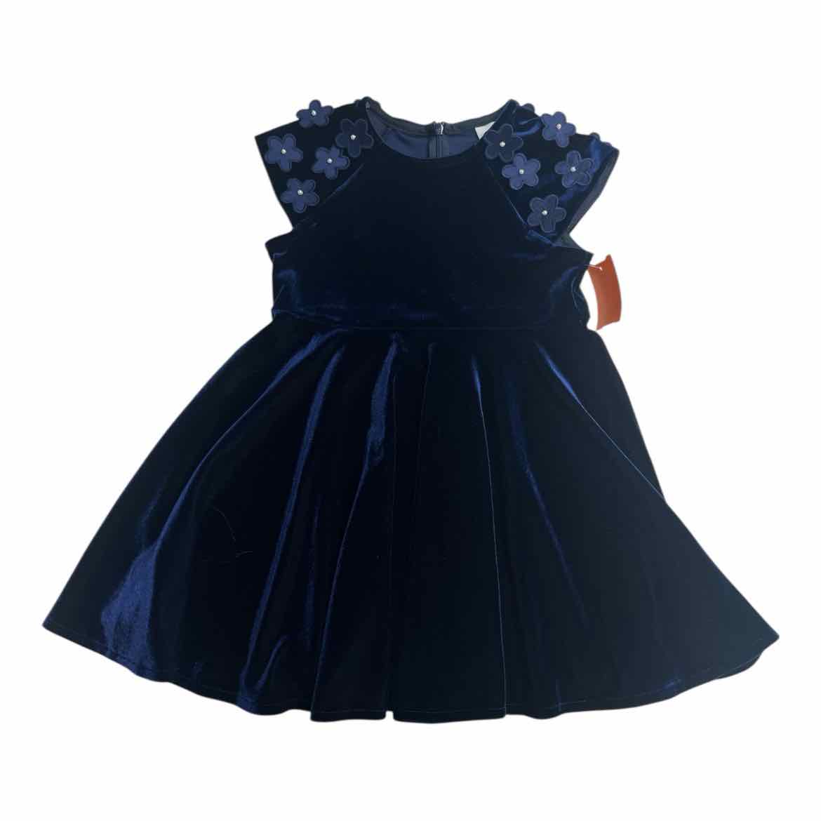 Florence Eiseman (A) Navy Toddler Size 3T Girl's FormalDress