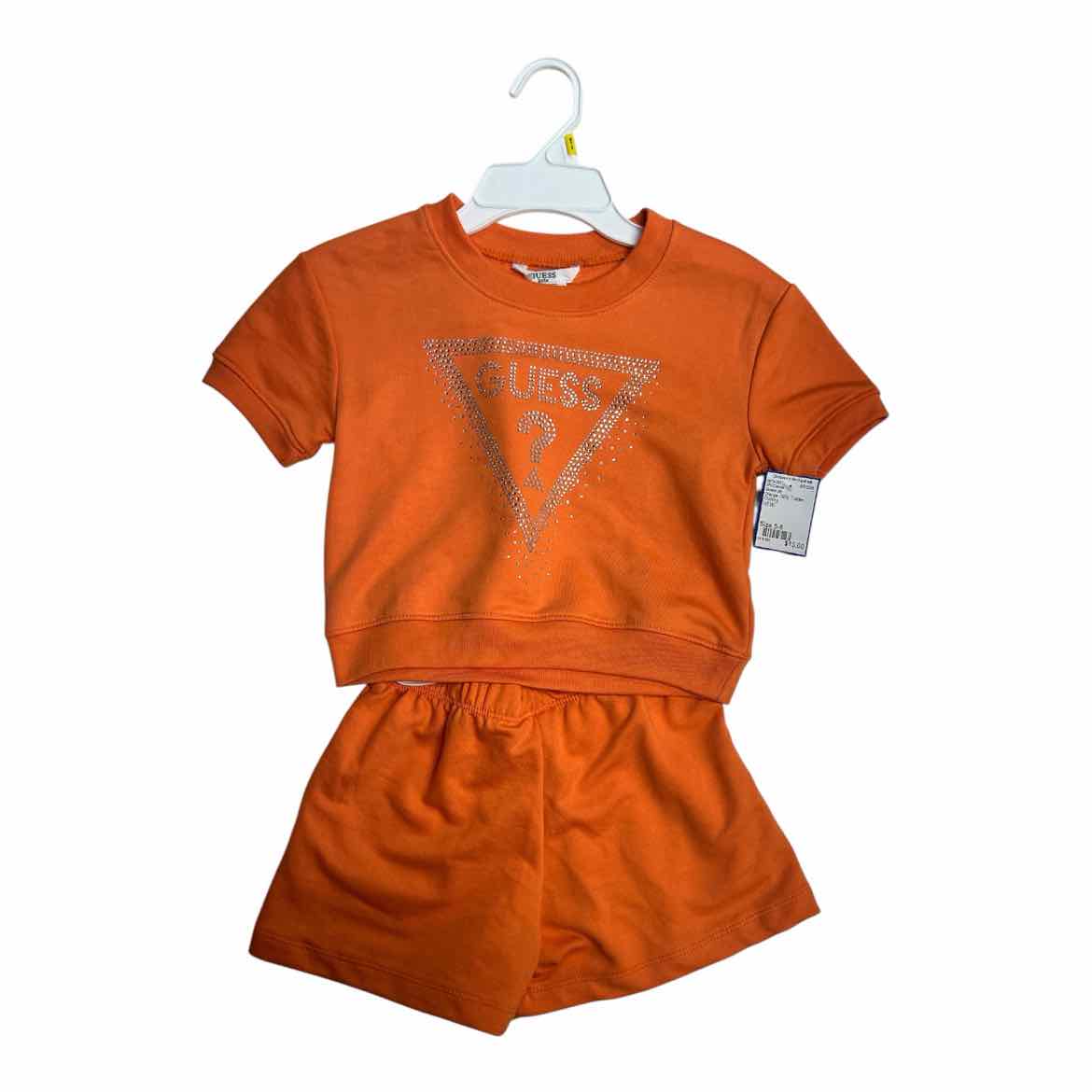 Guess (A) Orange Toddler Size 5-6 Girl's 2PCCasual