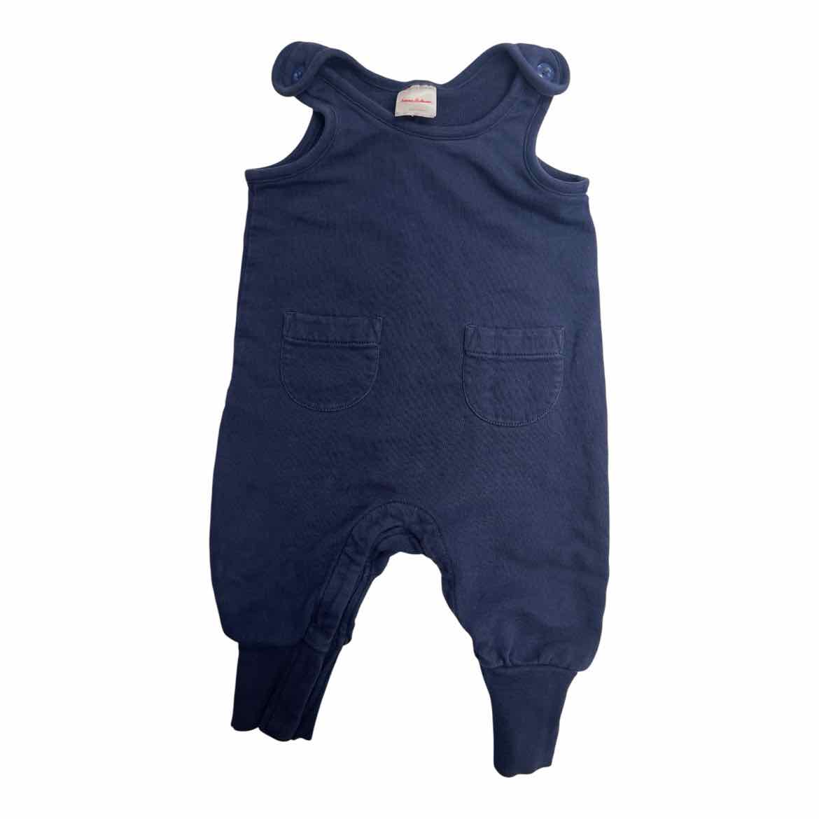 Hanna Andersson (A) Navy Infant Size 12-18 MO Boy's Overall Pant