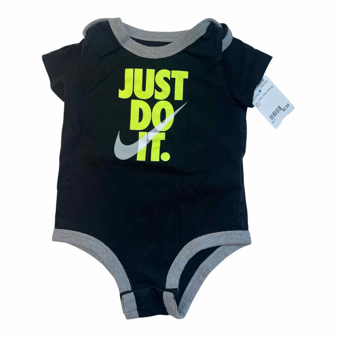 Black 9 MO Boy's Better Onesie