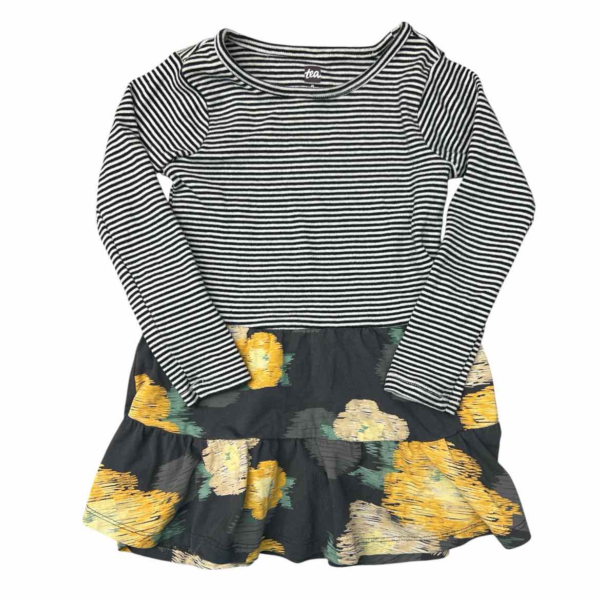 Tea Collection (A) Stripe Toddler Size 2 Girl's Basic dress