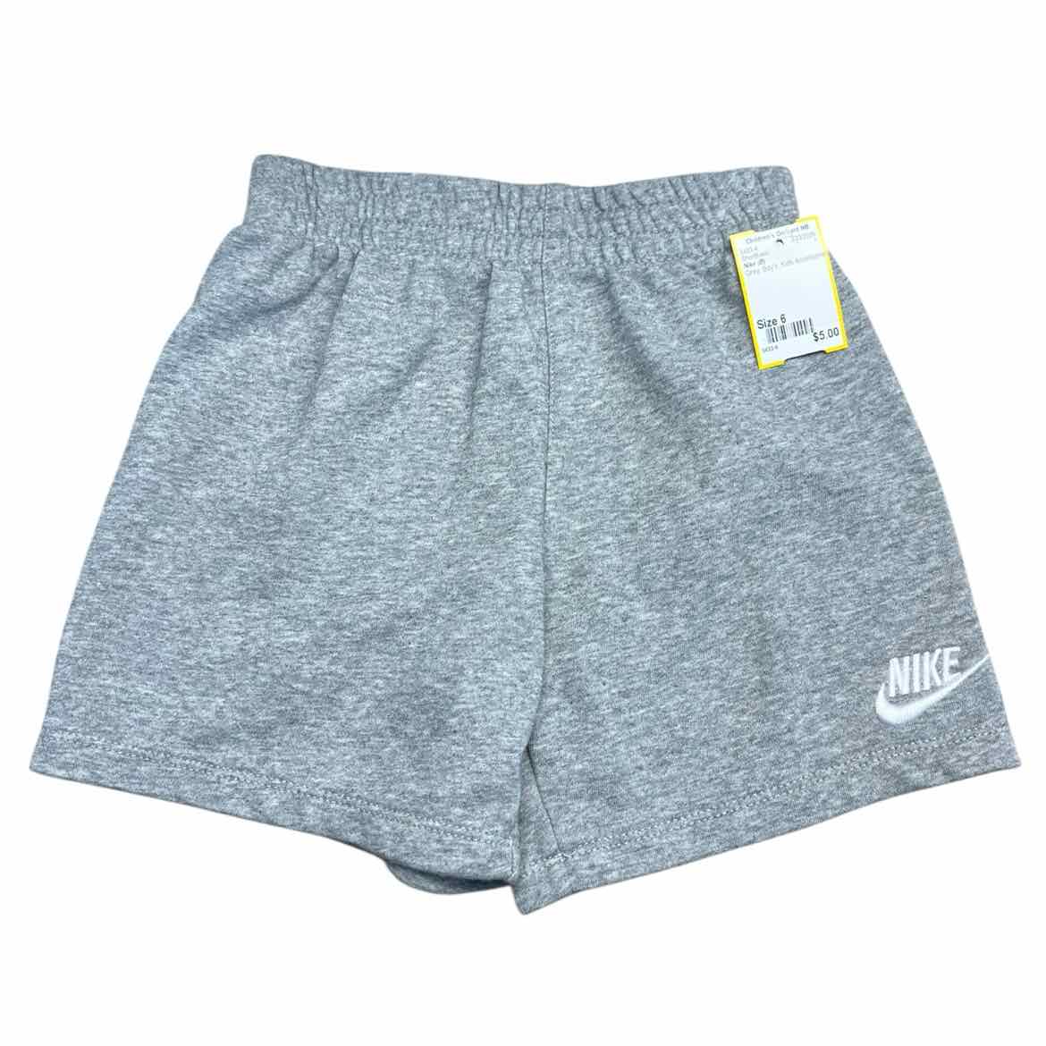 Nike (B) Grey Youth Size 6 Boy's ShortBasic