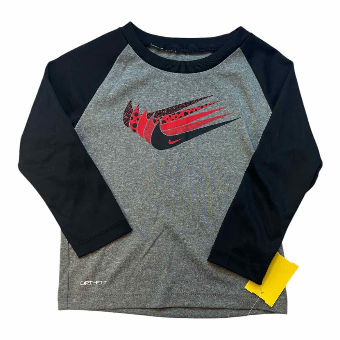 Nike (B) Black Infant Size 18 MO Boy's AthleticTopLS