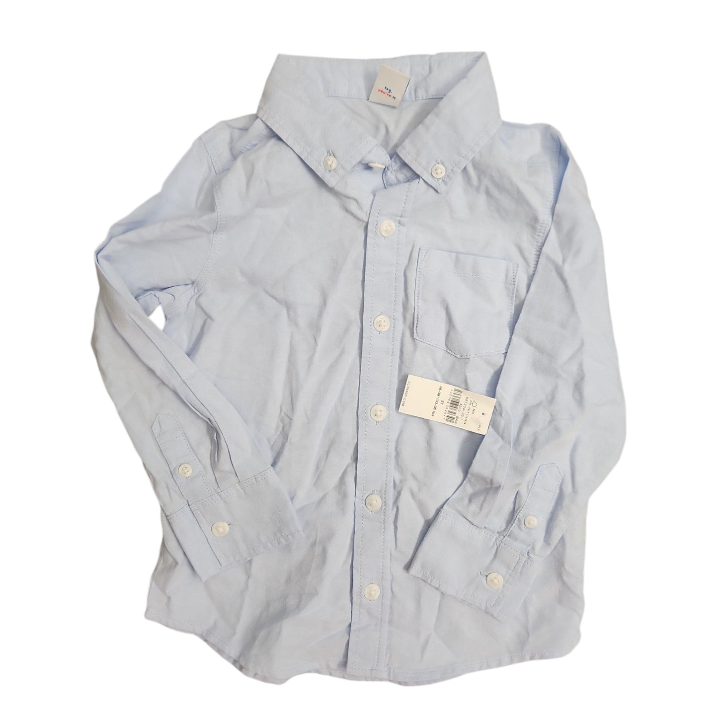 Old Navy (C) Blue Toddler Size 3 ButtondownLS