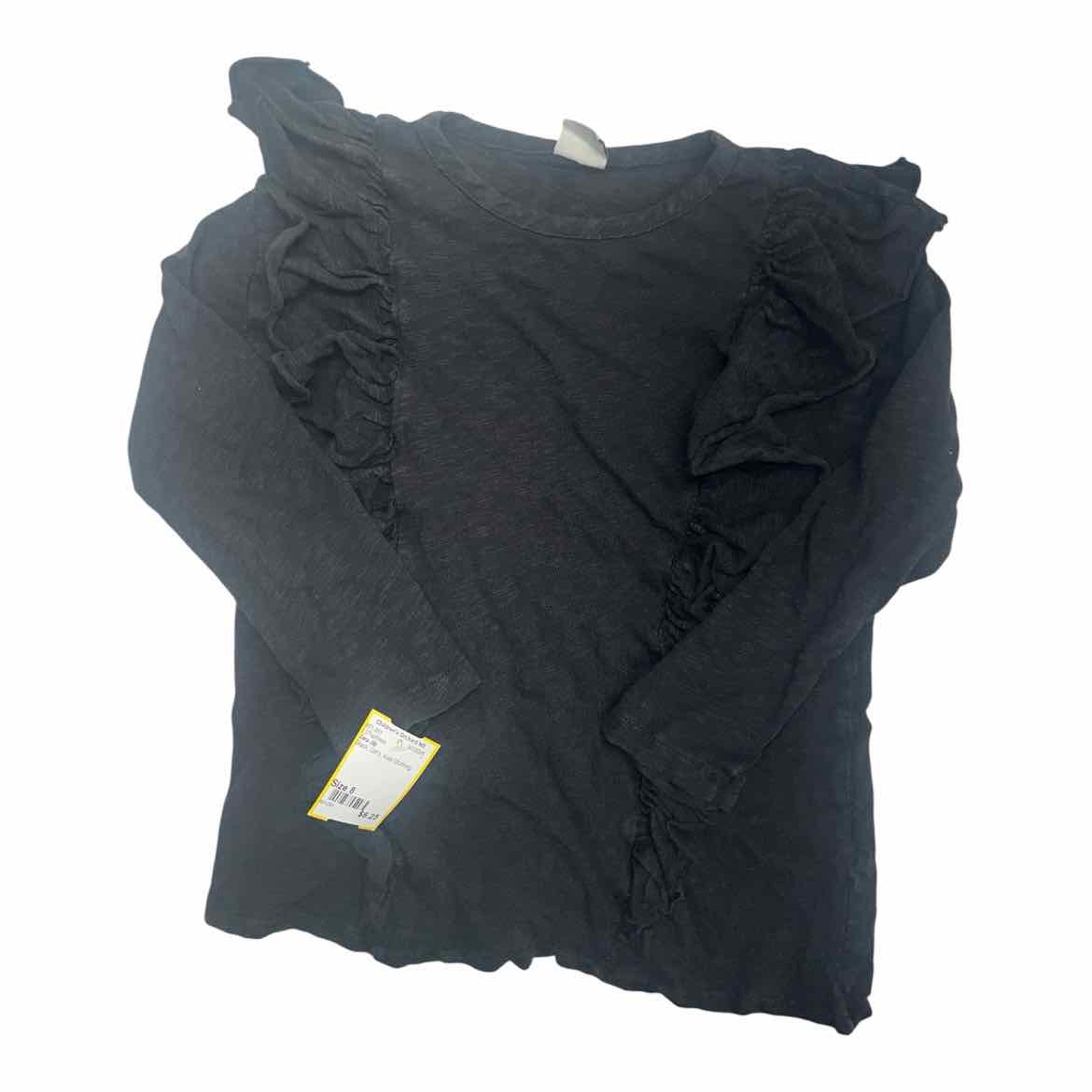 Zara (B) Black Youth Size 8 Girl's LSTopBasic