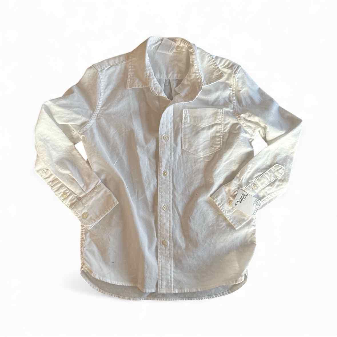 Gap (B) White Youth Size 6-7 ButtondownLS