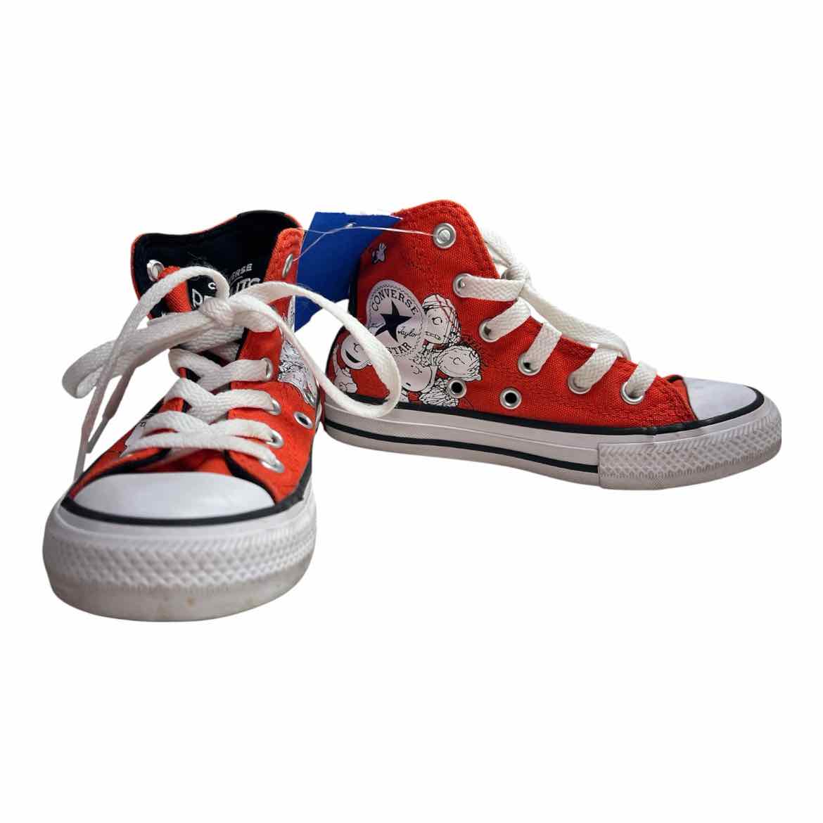 Converse All Star (B) Orange Youth Shoe Size 11 (Youth) Boy's Casual Shoes