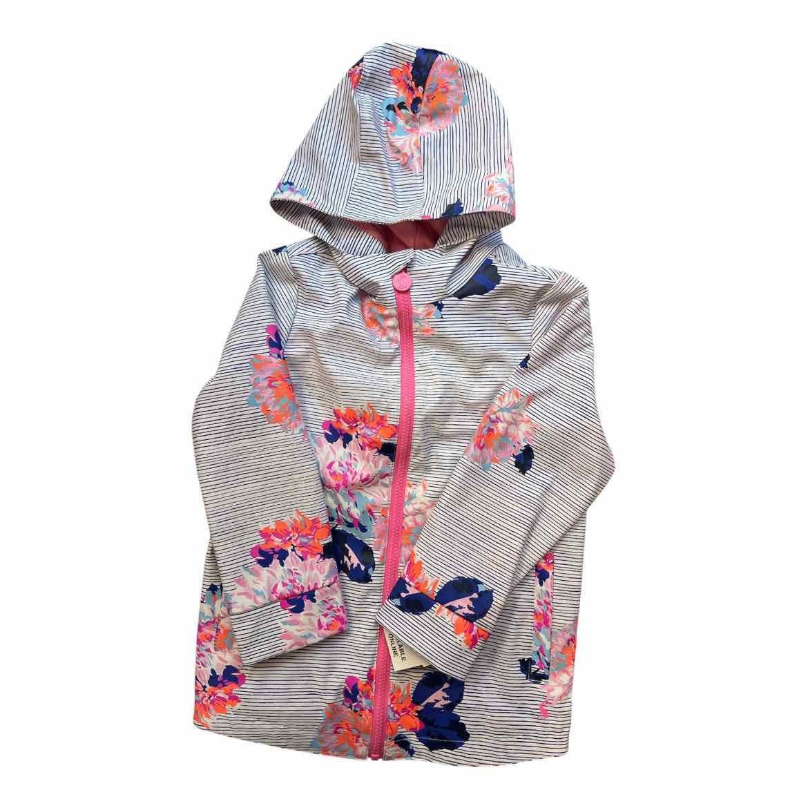 Joules (B) Pink Youth Size 6 Girl's Rain Coat