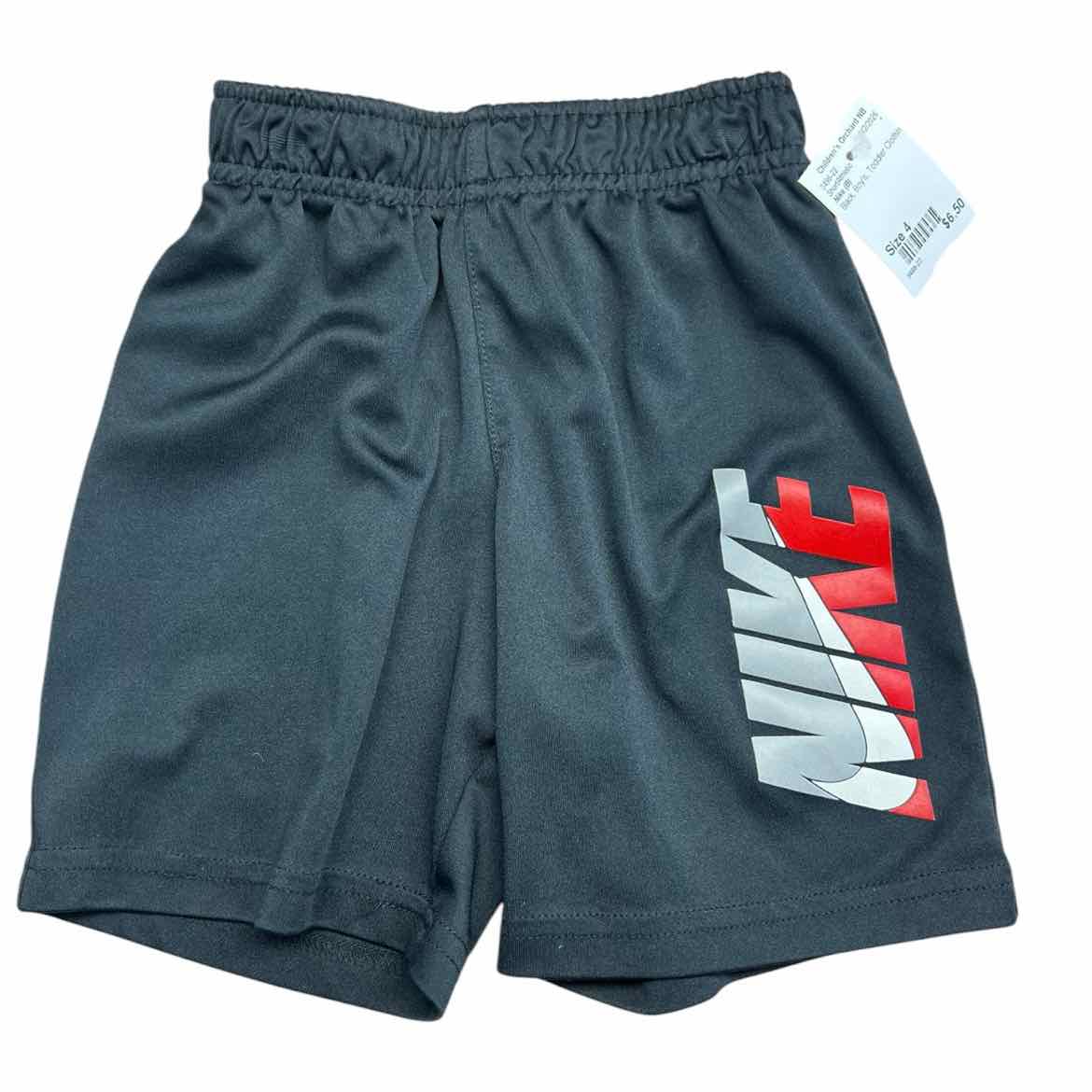 Nike (B) Black Toddler Size 4 Boy's ShortAthletic