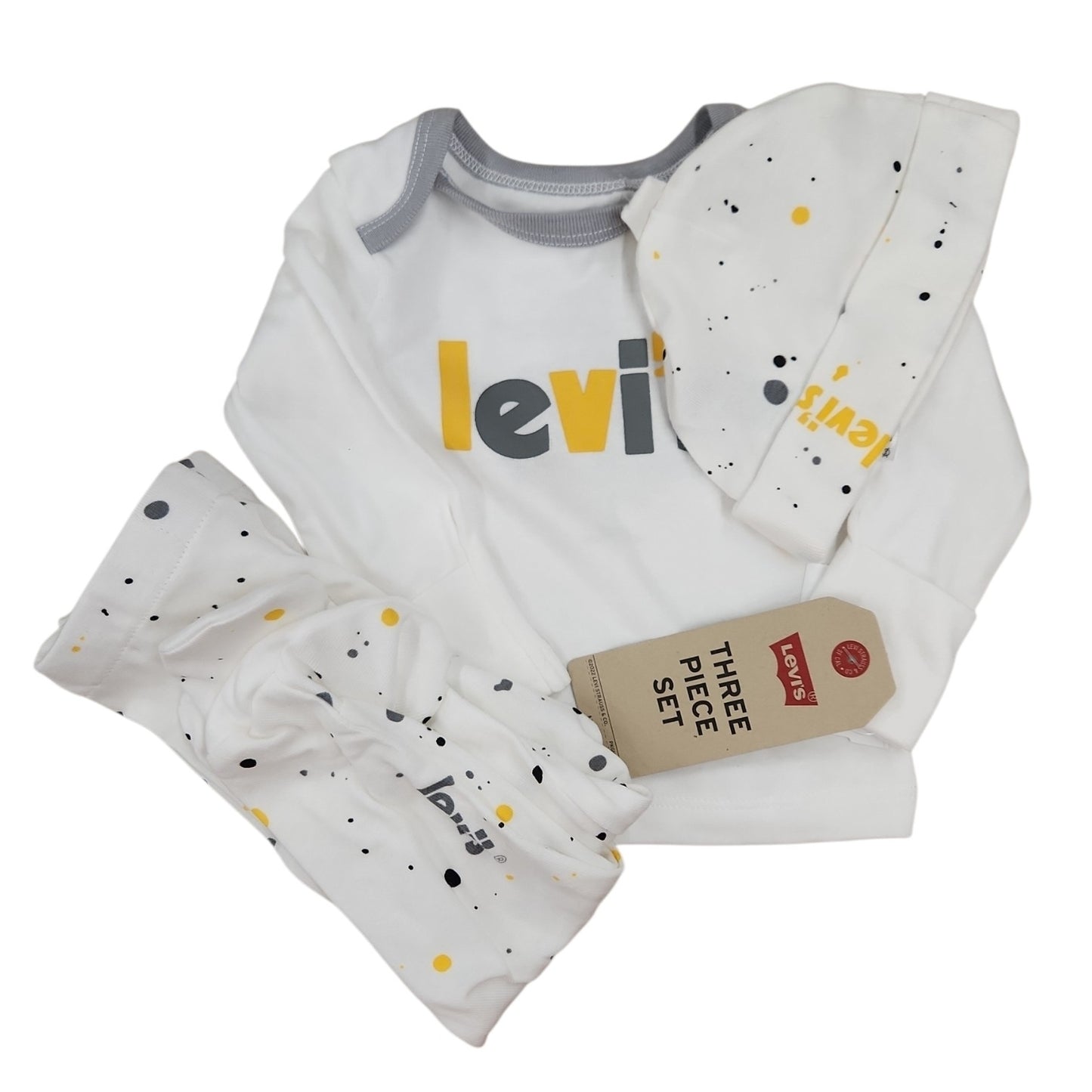 Levi's White Infant Size 3 MO Boy's 3PC Casual