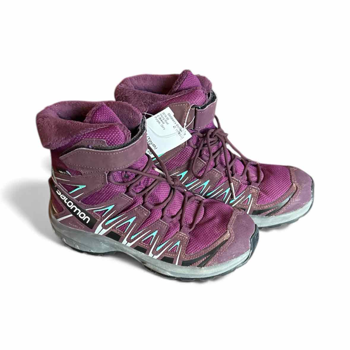 C Brand Purple Youth Shoe Size 2 (Youth) Hiking Boot