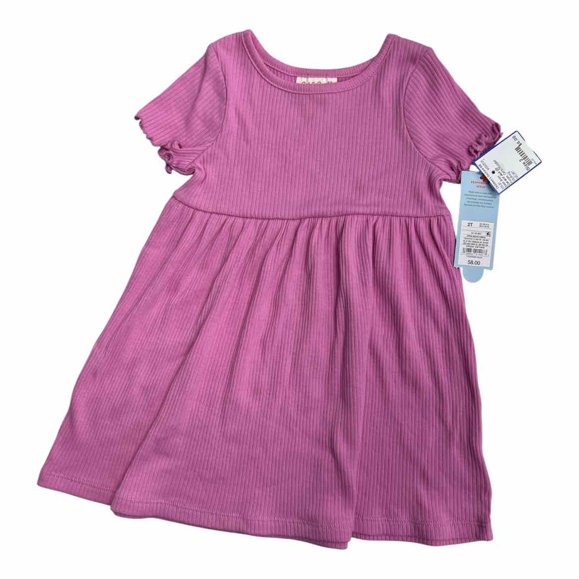 Cat and Jack (D) Purple Toddler Size 2 Girl's Basic dress
