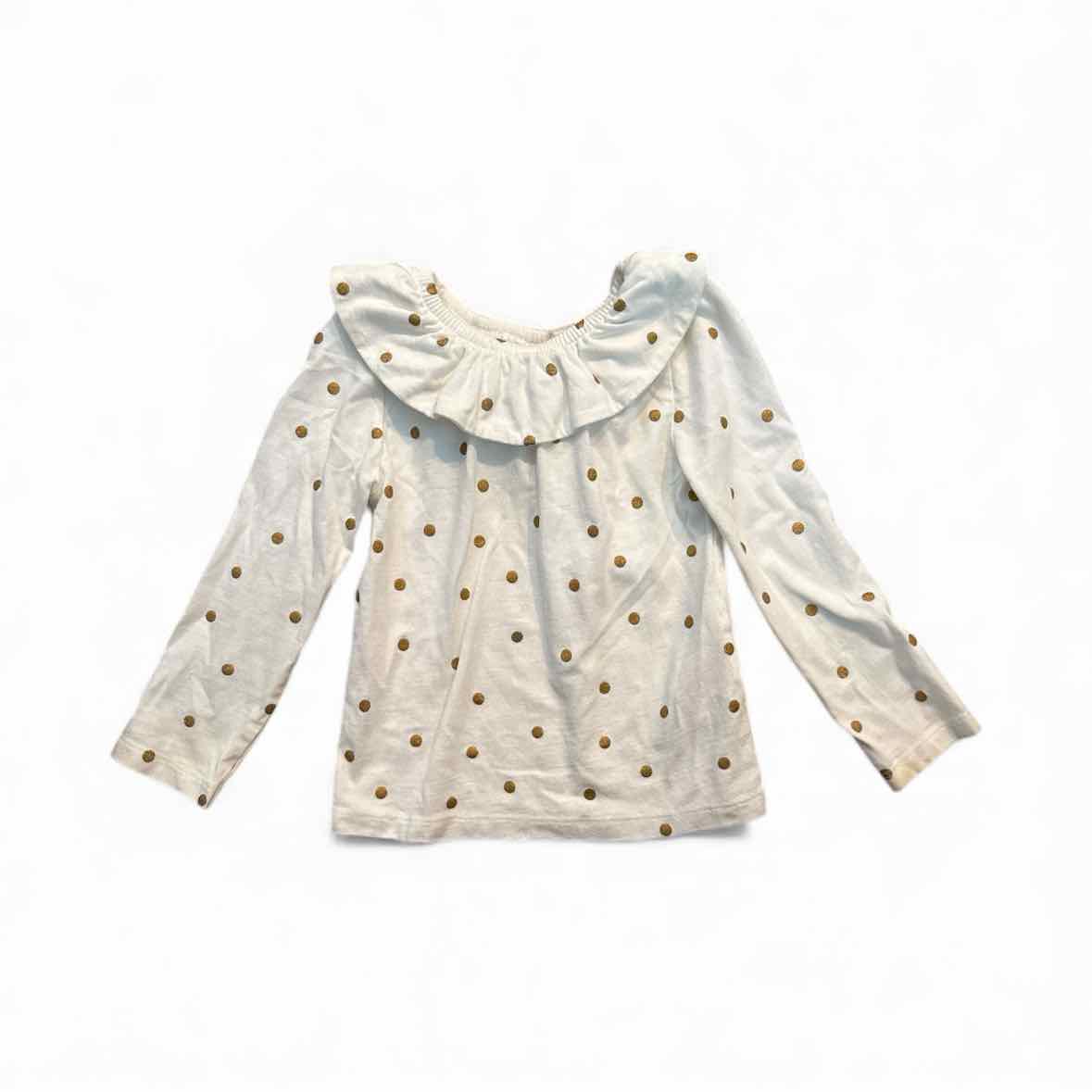 Mini Boden (A) White Toddler Size 3-4 LSTopBasic