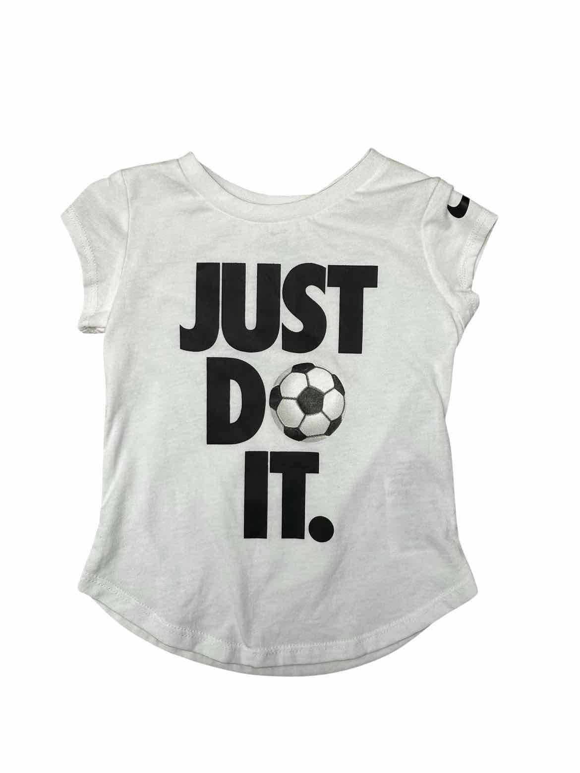 Nike (B) White Toddler Size 2T Girl's SSTopBasic